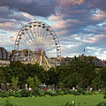 Tullieries Garden Paris Sunset